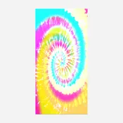 Bright Tie Dye Beach Towel – Colorful & Soft
