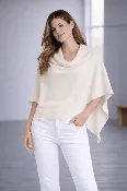 100% Italian Crafted Cashmere Ruana (SWE06)