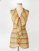 Flow Tunic Plaid - Women's Sleeveless Blouse