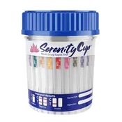 10 Panel CLIA Waived Multi-Drug Urine Test Cup 120ML detecting THC, OXY, BZO, BUP, COC, METH, MOP, MTD, MDMA, AMP, low as $0.99