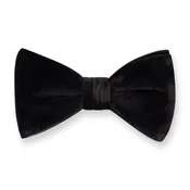 2.5" Velvet Bow Tie Boxed #305T