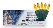 100 Gold Light Set, Green Wire