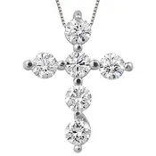 1/4CT TW Diamond Cross