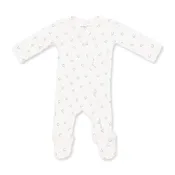 2-Way Zipper Footie - Little Horseshoes Blue