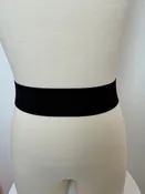 Accessories - 2-inch Wide Elastic Waistband/Belt Black Close-Out