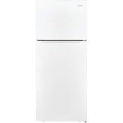 18cu.ft. Top Freezer Refrigerator (White)