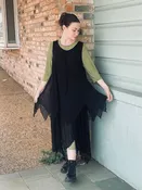 Adalyn Mesh Handkerchief Pullover