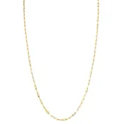 14k 30" Flat Paperclip Chain