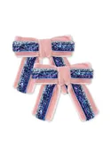 2 Pack Velvet Bow Hair Clips