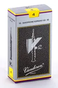 10 Vandoren Soprano Saxophone Reeds V12 #4.0