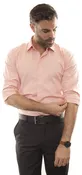 New Fashion Dress Shirt (Dusty Peach Pink) — Ace of Diamond