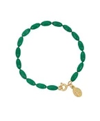 Charleston Rice Bead Bracelet (Garden Green)