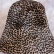 Baby Cheetah Print Long Hair Hood