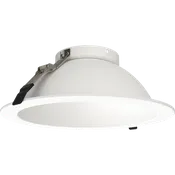 10-Inch Round Trim – White Cone – White Flange