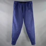 3.1 PHILLIP LIM Size XS Blue Cotton Linen High Waisted Drawstring Casual Pants
