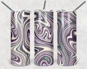 Abstract Lavendar 20oz Tumbler