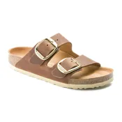 Birkenstock Arizona Big Buckle Cognac Oiled Leather Women’s Sandal (Narrow)