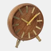 Wood 7" Table Clock — elementsbyksorbe.com
