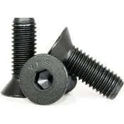 10-32 x 7/8" Flat Head Socket Cap Screw (FT) Alloy Blk Ox