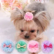 Tulle Poof Hair Bow Set