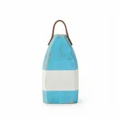 9" Distressed Maine Buoy Centerpiece with Leather Strap