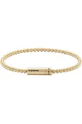 15g Brushed Yellow Gold Bead Bracelet