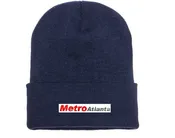 METROATLANTA BEANIE (1501 NAVY WITH METRO LOGO) — T&T Uniforms