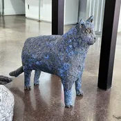 Ceramic Dog & Cat Sculptures by Mark Chatterley
