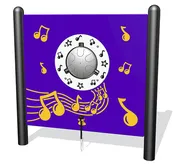 Freestanding Musical Tongue Drum Play Panel
