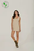 Beige Tank Dress