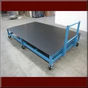 Cart Model <span style="color: #9900ff"><strong>MC-109P-HD-CLG-LOW</strong></span> <br> – Large Heavy-Duty Low Cart