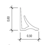 10′ WHITE FRP INSIDE CORNER