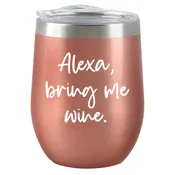 Alexa Insulated Tumbler - Rose Gold