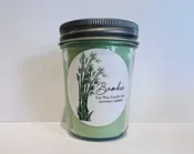 Bamboo Soy Candle — Patchouli Garden