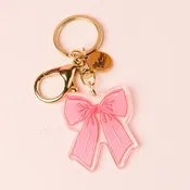 Acrylic Keychain-Bow Pink