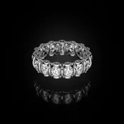 3.5MM INFINITE II RING | CHANNEL SETTING