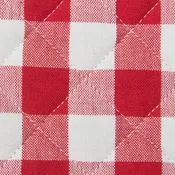 Buffalo Check on White Quilted Potholders