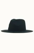 100% Wool Felt Rancher, Black