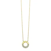 10Kt Yellow Gold Diamond 1/6Ctw Pendant