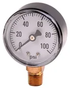 (0-100PSI) 2-1/2" Dial liquid pressure gauge, 1/4" lower mount