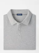 Barnes Short-Sleeve Knit Polo In Gale Grey
