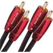 AUDIOQUEST GOLDG01R 1M Golden Gate 2 RCA Male to 2 RCA Male