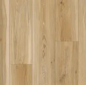 Autumn Aura 9" x 48" Beige 20 mil Vinyl Plank Flooring with Attached Pad (24 sf per carton)
