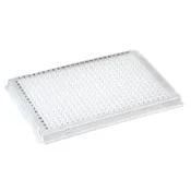0.1mL 96-Well PCR Plate, Half Skirt (ABI-style), Flat top, Clear; Box of 10