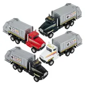 6" DIE-CAST PULL BACK GARBAGE TRUCK