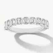 1.00ctw Baguette Bezel Set Diamond Band