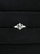 Adjustable Ring with Fleur de Lis
