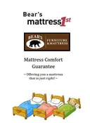 120 DAY MATTRESS COMFORT GUARANTEE