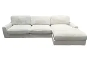 3 Piece Cream comfy sectional