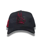 GORRA JCH CABEZA AZTECA FUERZA TIJUAS NEGRO